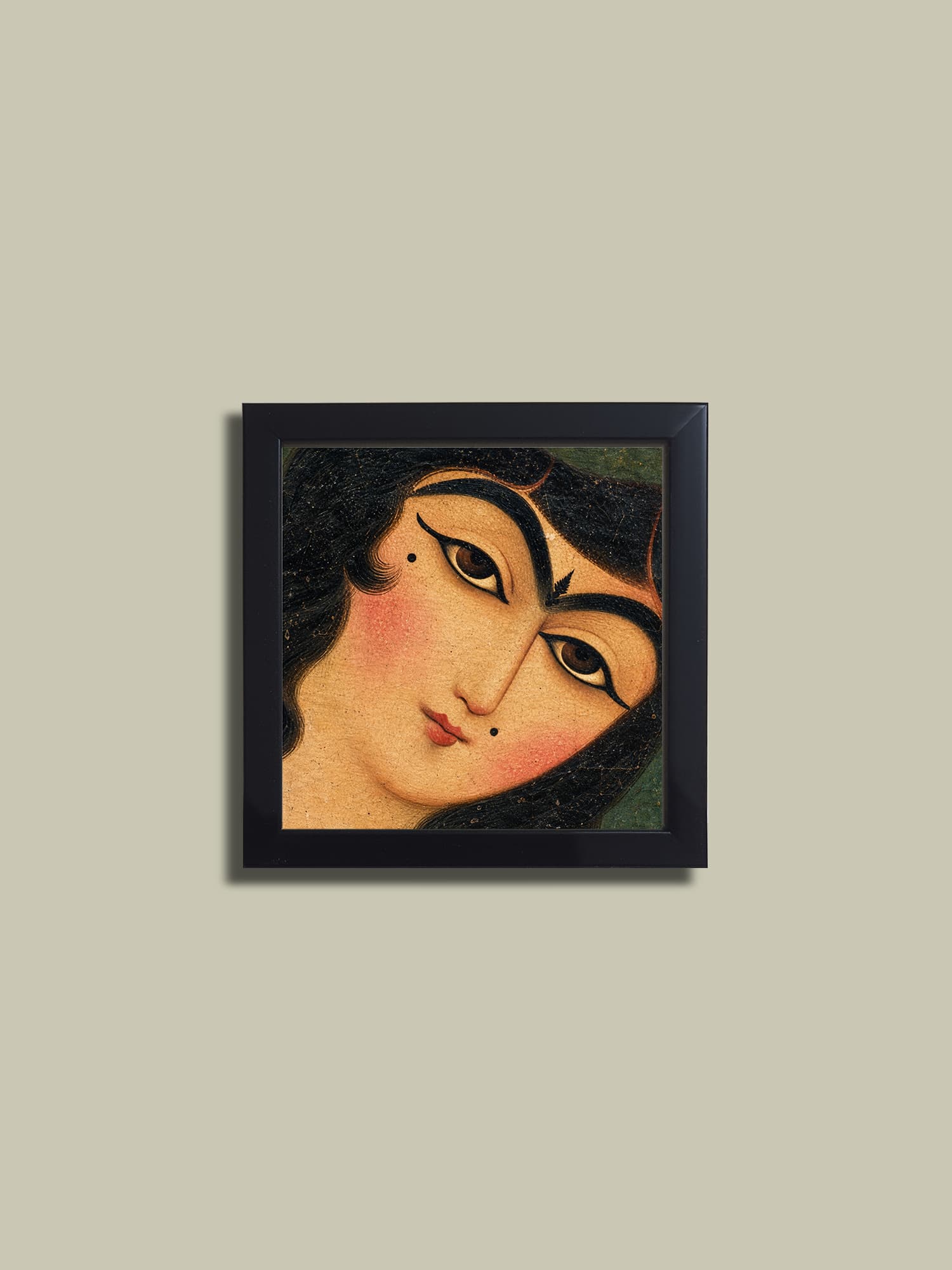 تابلو چهره بانوی قاجار